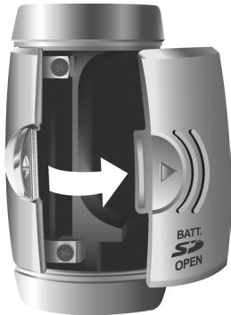 VIVATAR VIVICAM 3740 - Pour installer ou remplaner les piles : - 2