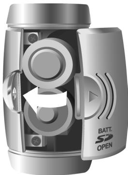 VIVATAR VIVICAM 3740 - Pour installer ou remplaner les piles : - 4