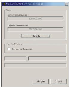 MATSUI MAT 105MR - Auktualizace software - 2