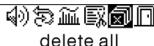 MATSUI MAT 105MR - Delete All (Odstranit vsechny) - 1