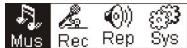 MATSUI MAT 105MR - - Main Menu - 1
