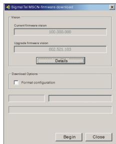 MATSUI MAT 110MR - - Aggiornamento del software - 2