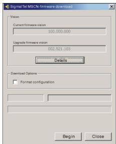 MATSUI MAT 110MR - Auktualizace software - 2