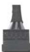 SILVERSTONE STRIDER ESSENTIAL ST50F-ES 80PLUS - Connecteur de puissance PCI-E 8 broche. - 1