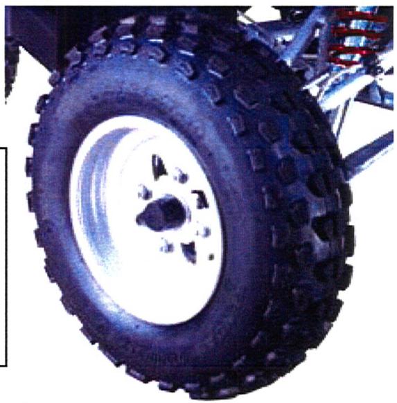 ADLY 300 XS Racing - Pression des pneus - 2