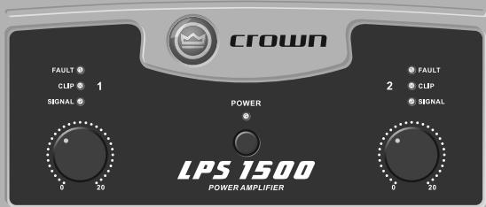 CROWN LPS-2500 - Manual de Operación - 5