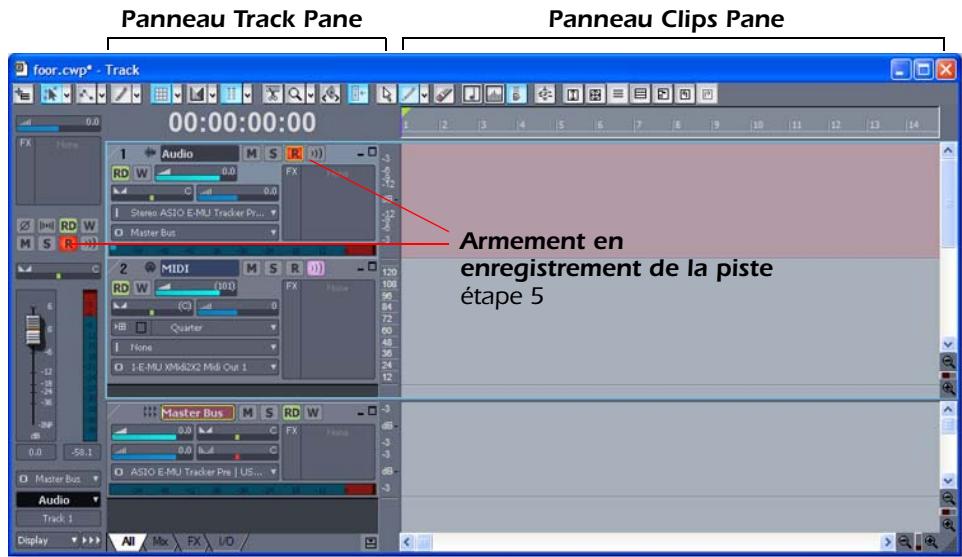 E-MU 1616 PCIE - La fenêtre de projet de Sonar - 1