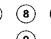 RADIOSHACK 4-IN-1 FAMILY FAVORITES REMOTE - Press this key. - 8
