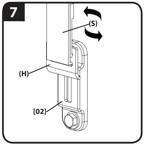 SANUS ELM701 - Attach Wall Plate [02] and Anti-tip Strap [01] to Wood Stud Wall - 9