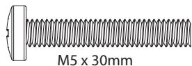 SANUS ELM701 - Supplied Parts and Hardware - 9
