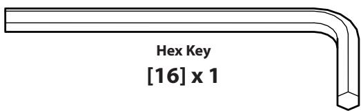 SANUS VP1 - Supplied Parts and Hardware - 16