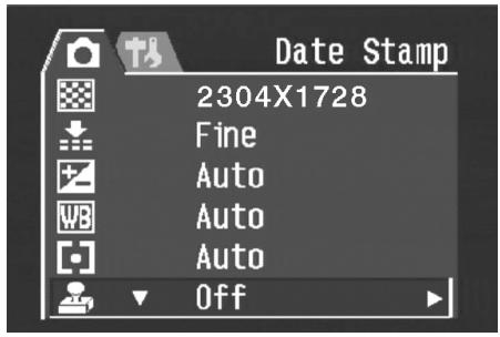 DAITSU DF-310Z - Utilisation de la fonction d'horodatage - 1