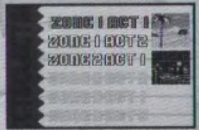 GAMES NINTENDO GAME BOY ADVANCE SONIC ADVANCE - Choix de l'acte - 1