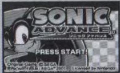 GAMES NINTENDO GAME BOY ADVANCE SONIC ADVANCE - Modes de jeu - 1