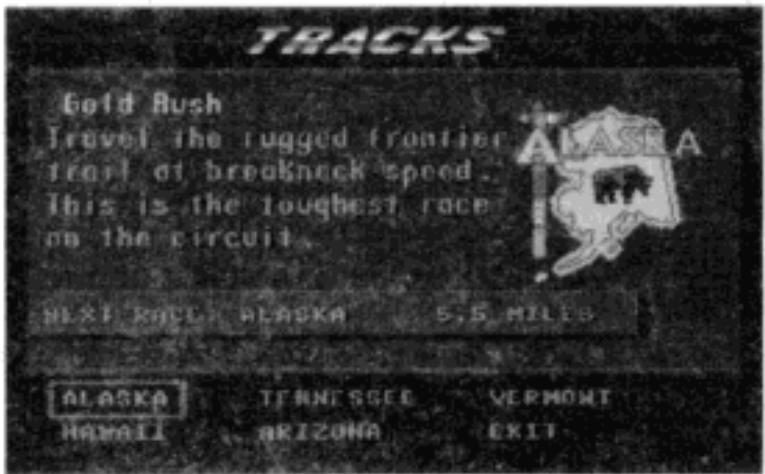 SEGA Road Rash II - Pour selectionner des articles du MENU - 1