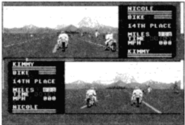 SEGA Road Rash II - Pour selectionner des articles du MENU - 4