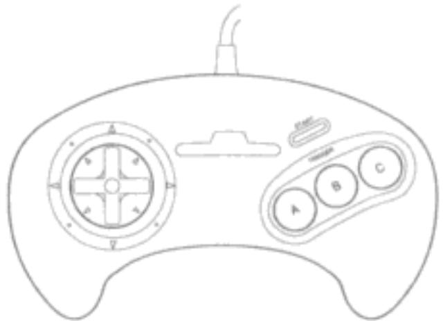 SEGA Road Rash II - Recapitulatif des commandes - 1