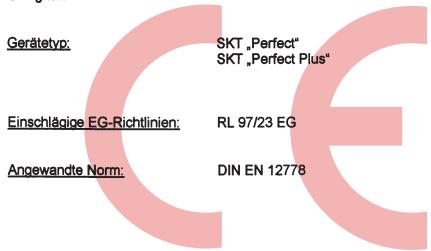 WMF PERFEKT - EG-Baumsterpflung, Modul B (Entwurfskontrolle) - 1