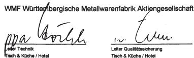 WMF PERFEKT - EG-Baumsterpflung, Modul B (Entwurfskontrolle) - 2