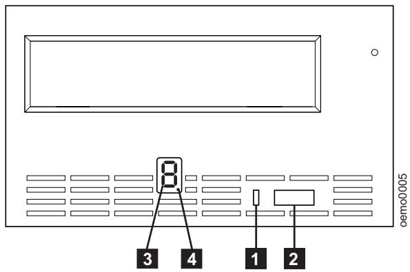 TANDBERG LTO2 - Vue avant de l'unité de bande interne - 1