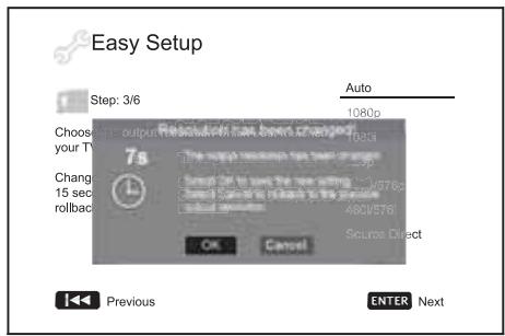 CAMBRIDGE AZUR 650BD - Selectionner une résolution de sortie optimale - 2