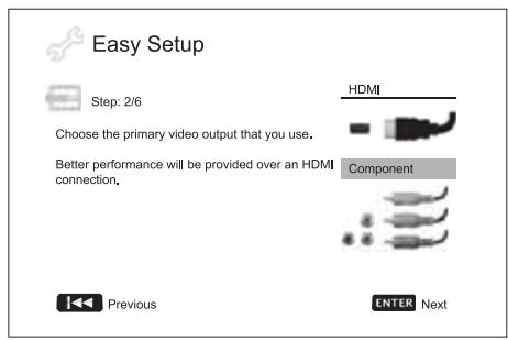 CAMBRIDGE AZUR 650BD - Choisir la sortie video principale - 1