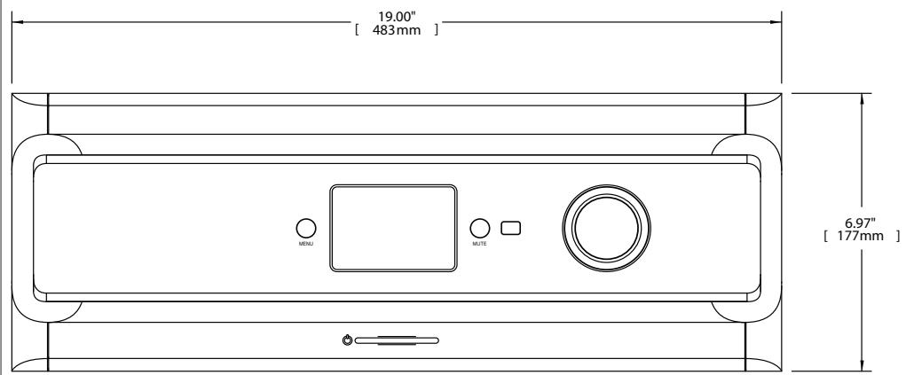 CLASSE AUDIO CT-SSP - Dimensions CT-SSP - 1