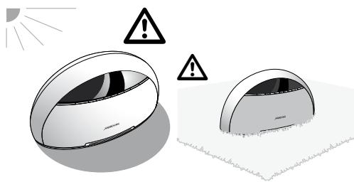 MERIDIAN M80 - Avoid direct sunlight or carpets - 1