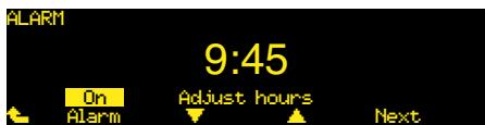 MERIDIAN M80 - Pour configurer l'alarme - 1