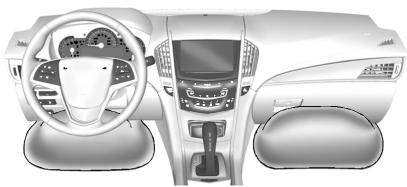 CADILLAC ATS 2013 - Où se trouvent les sacs gonflables ? - 2