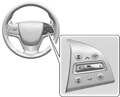 CADILLAC ATS 2013 - Commandes de volant de direction - 2