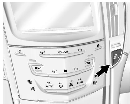 CADILLAC ATS 2013 - Feux de détresse - 1