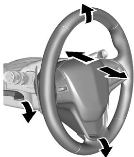 CADILLAC ATS 2013 - Réglage du volant - 1