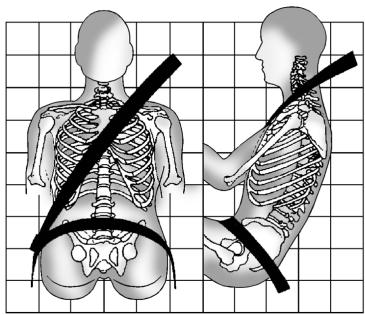 CADILLAC ATS 2013 - Port ajust des ceintures de sécurité - 1