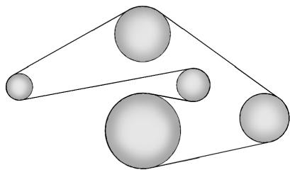 CADILLAC ATS 2013 - Acheminement de la courroie d'entrainment - 2