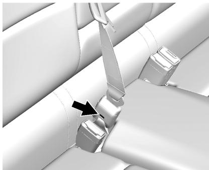 CADILLAC ATS 2013 - Pour rabattre le dossier de siège : - 1