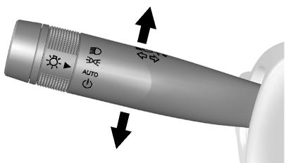CADILLAC ATS 2013 - Signaux de changement de direction et de changement de voies - 1