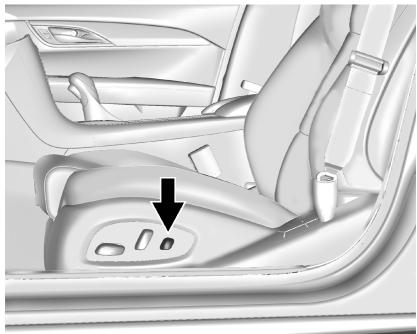 CADILLAC ATS 2013 - Réglage du support lombaire - 1