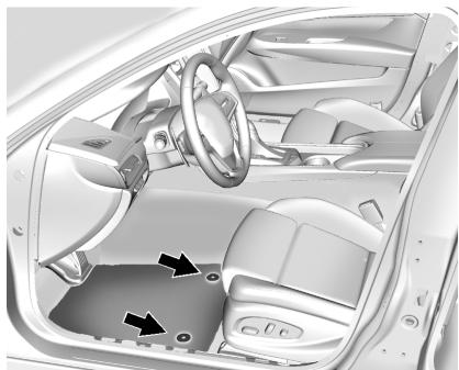 CADILLAC ATS 2013 - Dépose et remplacement des tapis de sol - 1