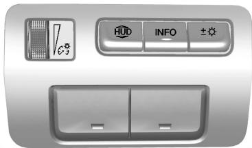 CADILLAC ATS 2013 - Affichage du HUD sur le pare-brise du vehicule - 1