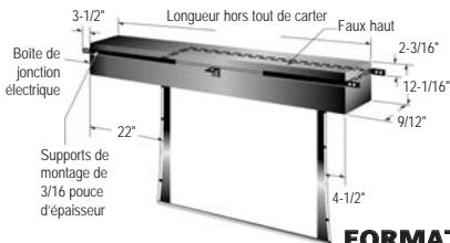 DA-LITE TENSIONED EXECUTIVE ELECTROL - Écran de projection automatique électrique - 2