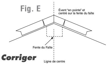 GAF TRUSLATE RIDGE VENT ATTIC EXHAUST VENTILATION - Installation des Évets de Faîtage - 1