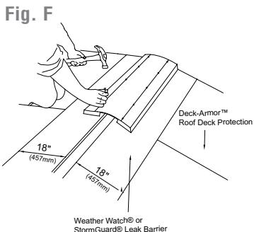GAF TRUSLATE RIDGE VENT ATTIC EXHAUST VENTILATION - Ridge Vent Installation - 3