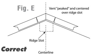 GAF TRUSLATE RIDGE VENT ATTIC EXHAUST VENTILATION - Ridge Vent Installation - 1