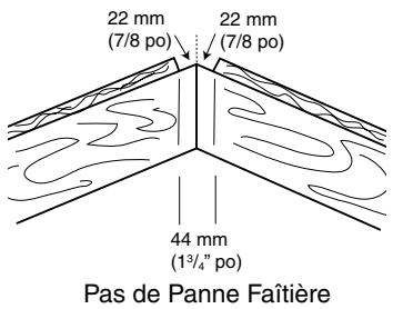 GAF TRUSLATE RIDGE VENT ATTIC EXHAUST VENTILATION - Instructions pour les Fentes - 1