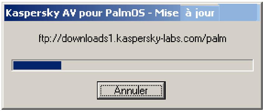 KAPERSKY ANTI-VIRUS - Récupération à la demande ou programmee des mises à jour par Internet - 1