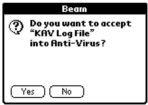 KAPERSKY ANTI-VIRUS - Transfert d'un fichier Livret - 1