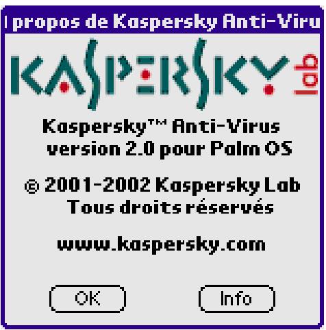 KAPERSKY ANTI-VIRUS - 4.6.Affichage des détails de l'application et de la licence - 1