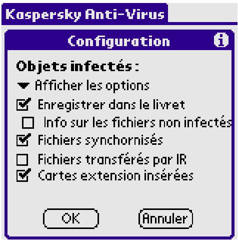 KAPERSKY ANTI-VIRUS - Configuration de l'application - 1