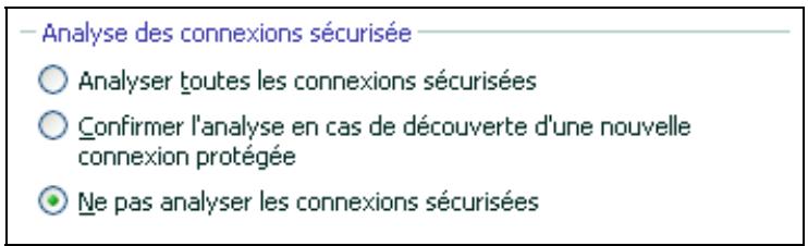 KAPERSKY INTERNET SECURITY 7.0 - Analyse de la connexion sécurisées - 2
